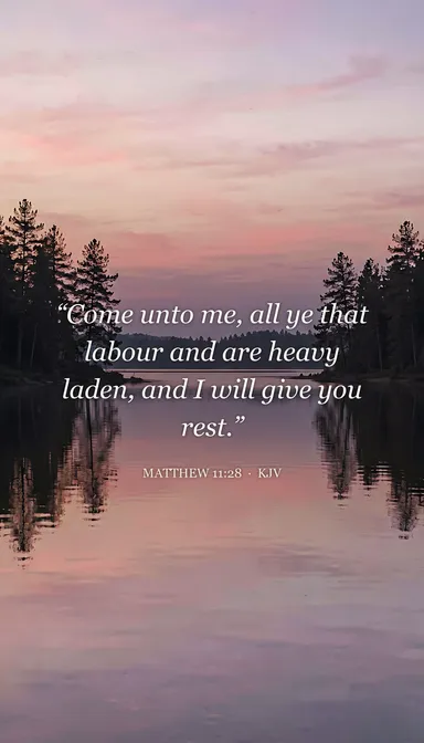 Bible verse wallpaper — Matthew 11:28: Come unto me, all ye that labour and are heavy laden, and I 